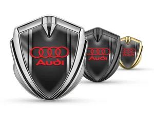 Audi Badge Auto Finitura Lussuosa Lega Disegno